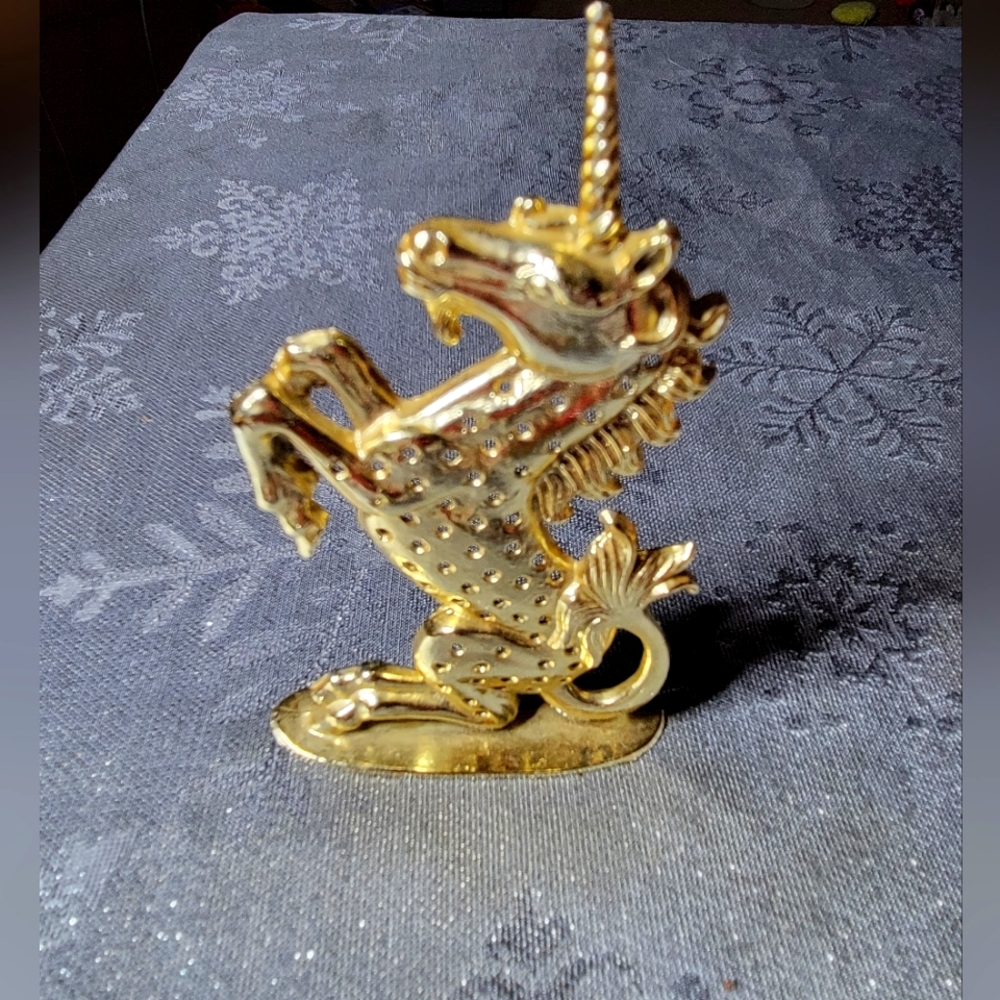 1980s vintage unicorn earring tree